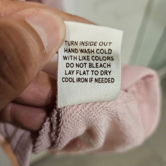 Blu Pepper Pink Polka Dot Textured Long Sleeve Casual Sweater‎ Size S - Picture 6 of 8